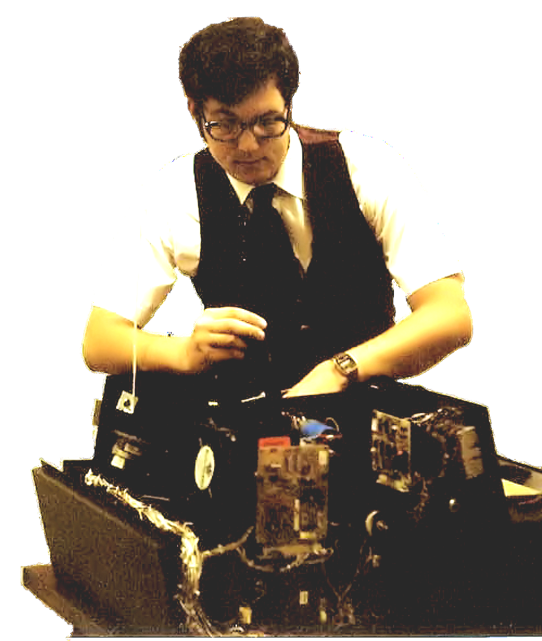Kim Laine Rozell at Eastman Kodak in Rochester New York Training Center in 1980.
